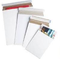 White Self Seal Stay Flat Mailers